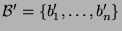 ${\cal B}'=\{b_1',\dots,b_n'\}$