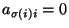 $a_{\sigma(i)i}=0$