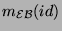 $m_{{\cal E}{\cal B}}(id)$