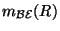 $m_{{\cal B}{\cal E}}(R)$